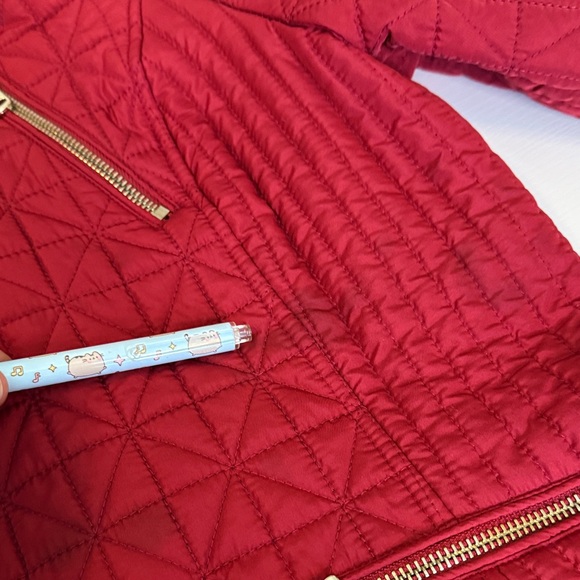Vince Camuto Red Quilted Puffer Jacket - Picture 11 of 16